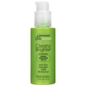 Garnier SkinActive Clearly Brighter Anti-Sun Damage* Daily Moisturizer SPF 30, 2.5 oz | Drugstore