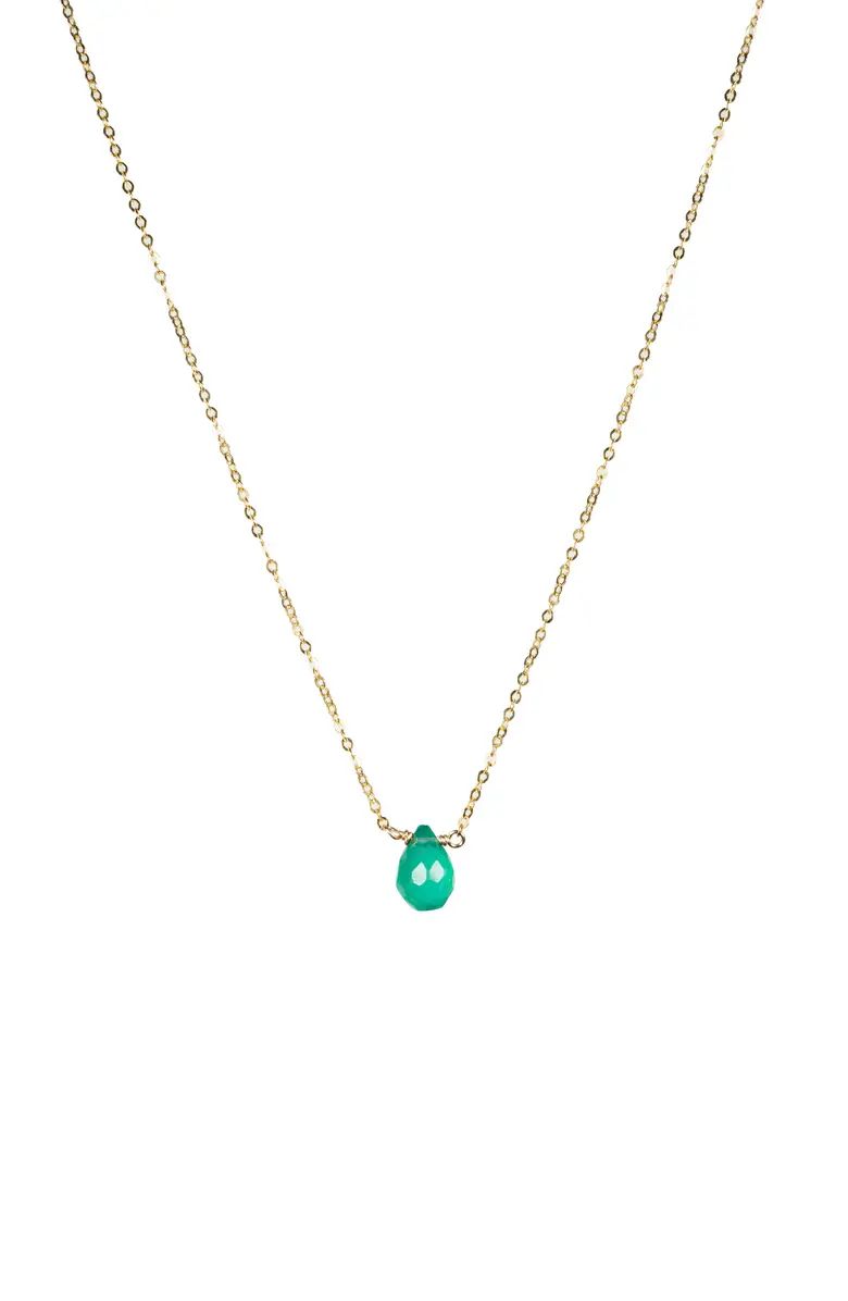 May Synthetic Birthstone Choker Necklace | Nordstrom