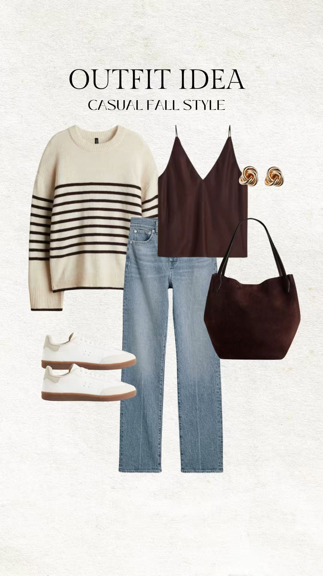 Casual fall outfit 🤎

Fall outfits, fall style, casual outfit, madewell jeans, madewell sale, striped sweater, teacher outfit, mom outfit, suede bag, H&M, white sneakers, Christine Andrew 

#LTKVideo #LTKStyleTip #LTKFindsUnder100