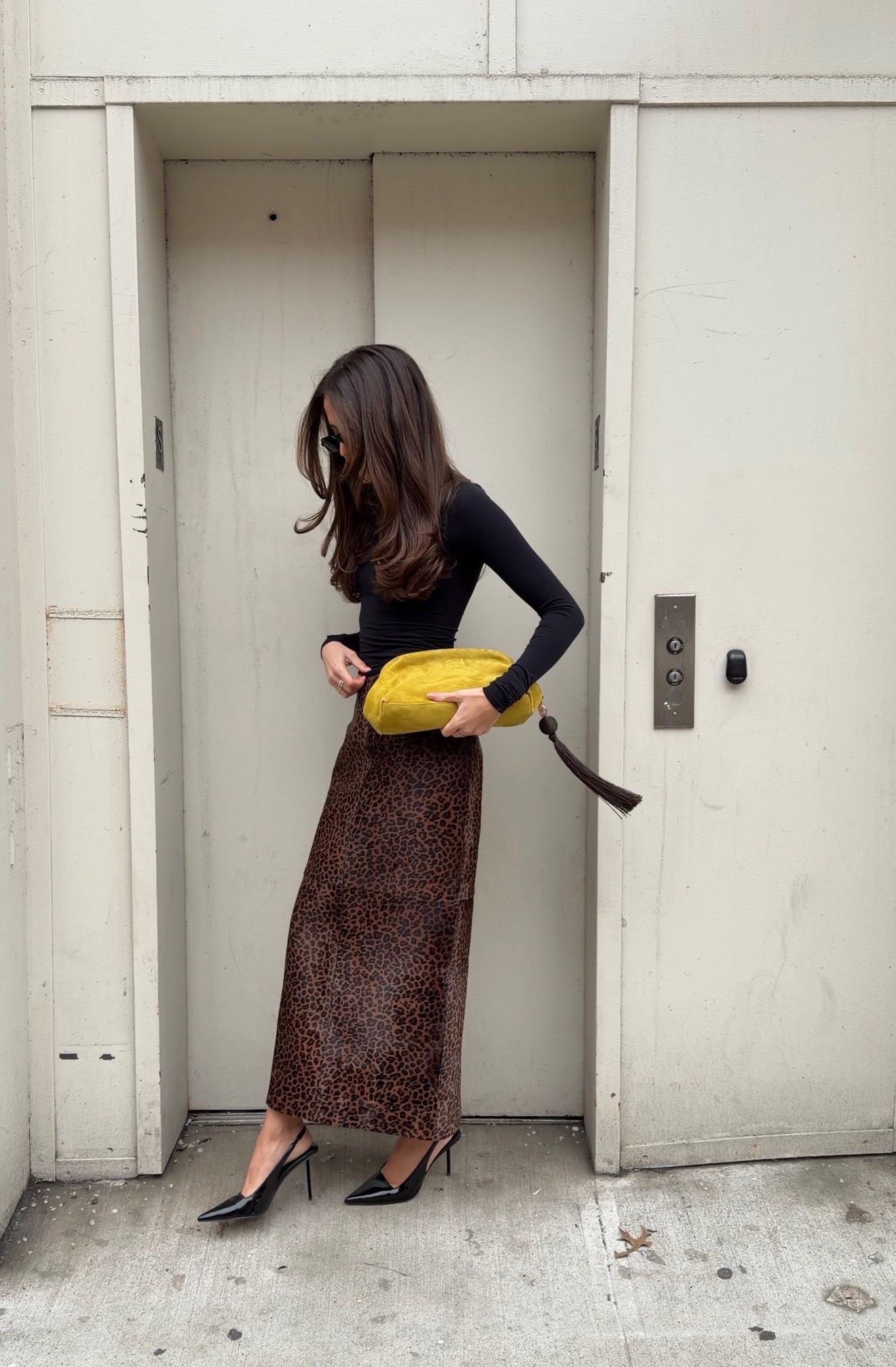 A moment for the skirt! Animal print pony hair, leopard print, pencil skirt, black turtleneck, black sling back, spring fashion trends

#LTKgrwm #LTKootd #LTKSeasonal
