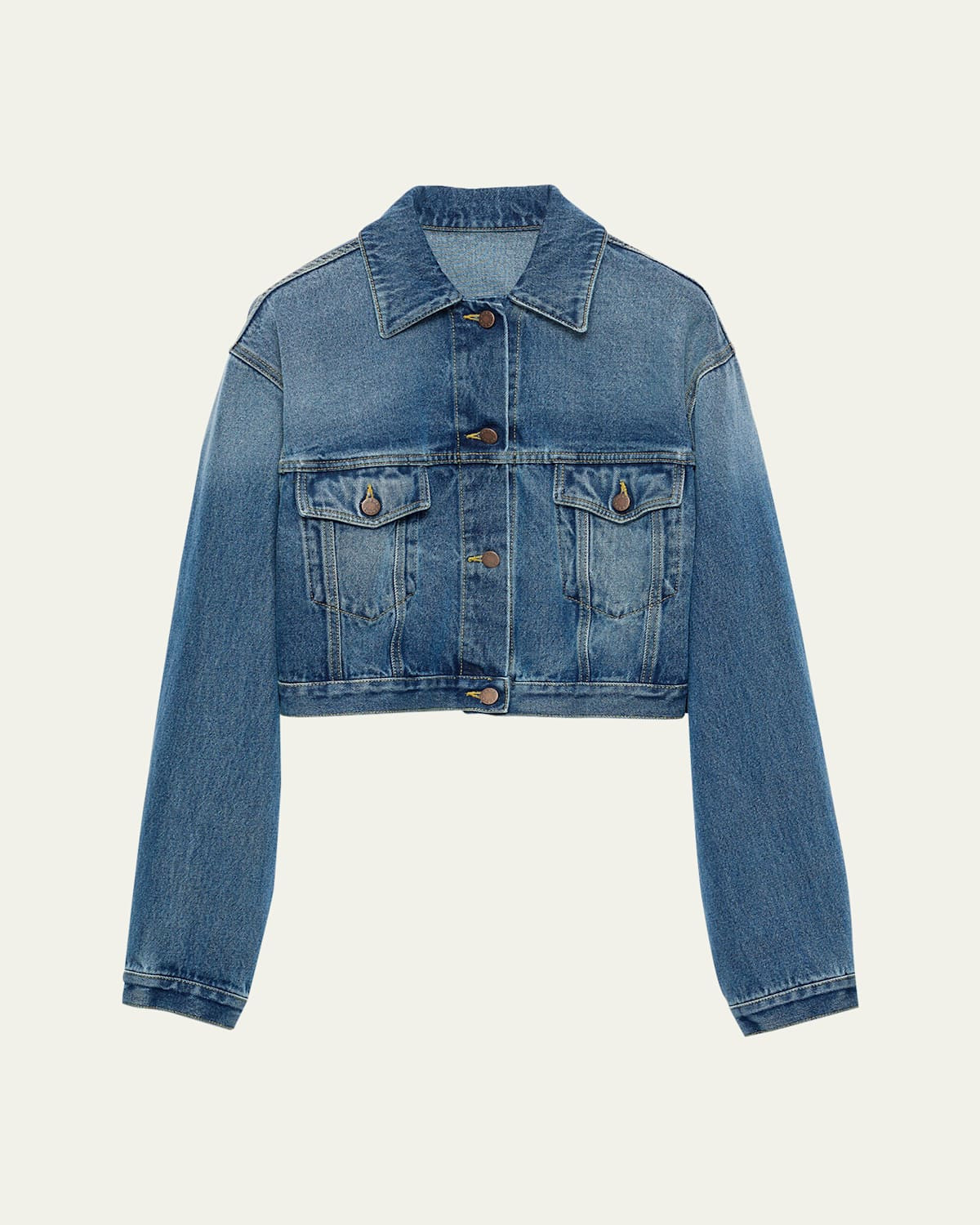 Boxy Denim Blouson Jacket | Bergdorf Goodman