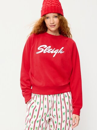 Oversized Raglan Sweatshirt | Old Navy (US)
