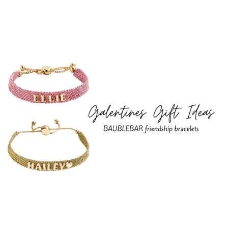 love these friendship bracelets from BAUBLEBAR! great gift idea for the GALs in your life 💗 

#LTKGiftGuide #LTKfindsunder50 #LTKstyletip