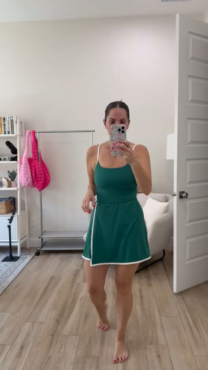 The Cutest Active Dress for Summer! Wearing Size Small! 💚 

 #LTKSeasonal #LTKActive #LTKStyleTip