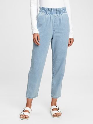 High Rise Paperbag Jeans With Washwell™ | Gap (US)