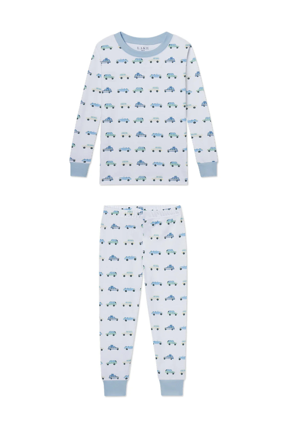 Kids Long-Long Set in Off Road Cruisers | Lake Pajamas