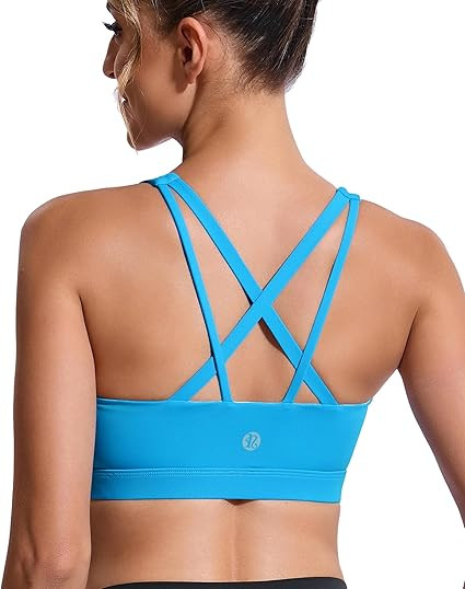 RUNNING GIRL Sports Bras for Women,Y-Back Medium Support Workout Sports Bra Padded Racerback Supp... | Amazon (US)