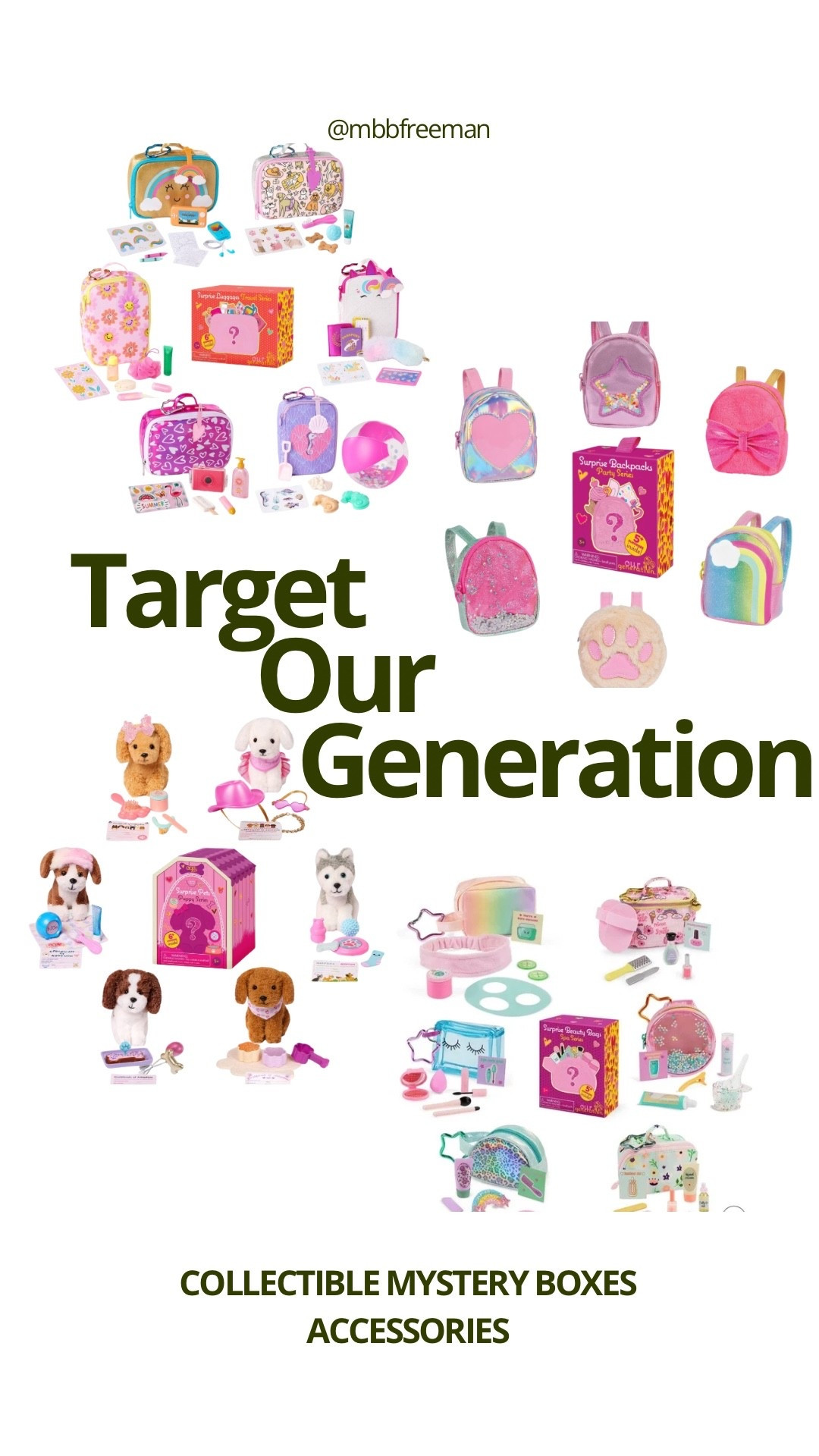 #ad  @ogdolls accessories and dolls are only available at @Target! Target is known for top quality toys at and affordable price! These are NEW, must-have Our Generation items for kids who love dolls and pretend-play.  There are 6 styles in each series and my kiddos have been loving collecting them all! #ogdolls #ourgenerationdolls #ourgeneration #TargetPartner #Target