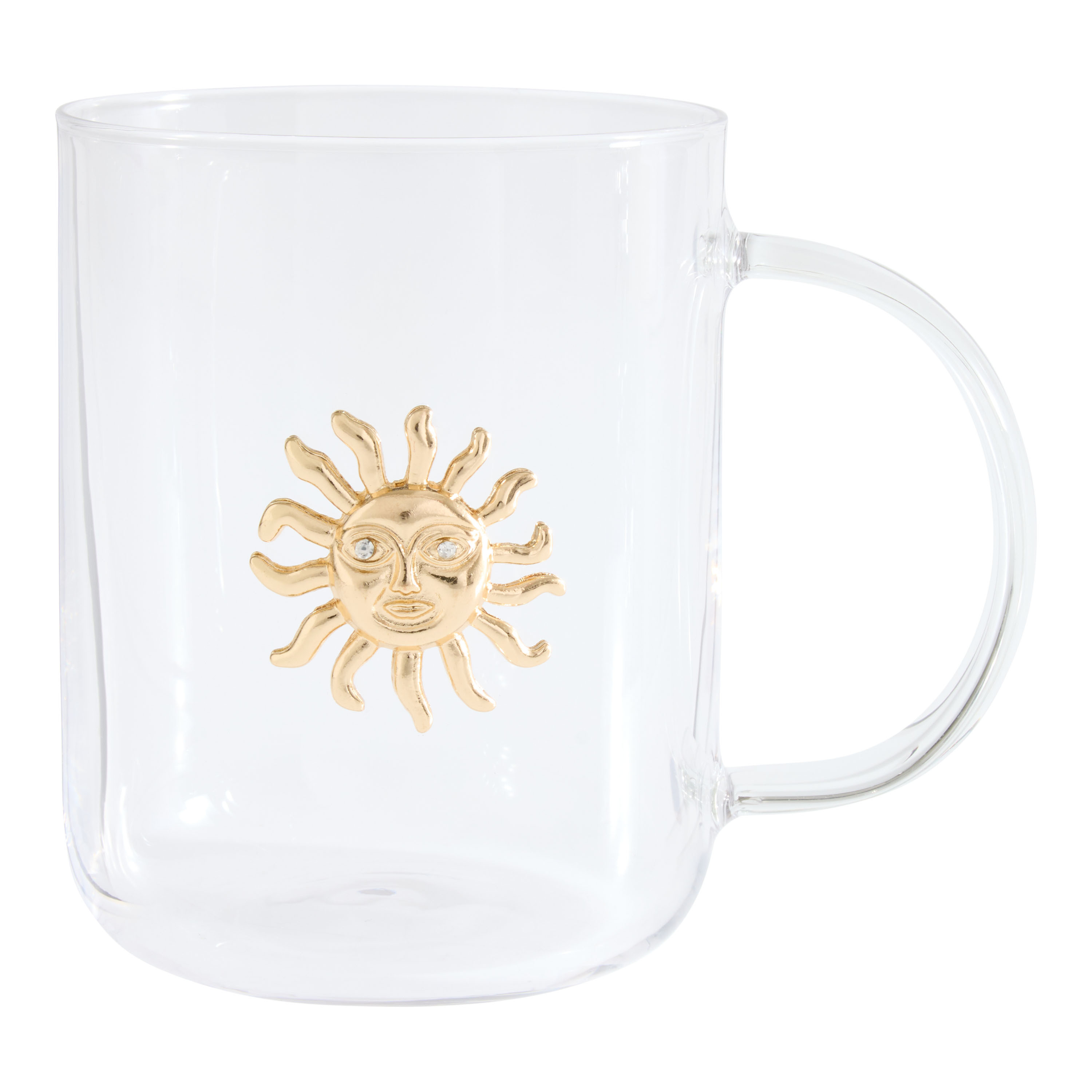 Charm Brooch Glass Mug | World Market