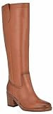 Knee High Boot Tan 120 Tan 120 Elevate wardrobe season Nine West Hecee boots This tall boot features round shaped toe stacked mid block heel keep going day night classic silhouette These dress sure impress Round Toe | Amazon (US)
