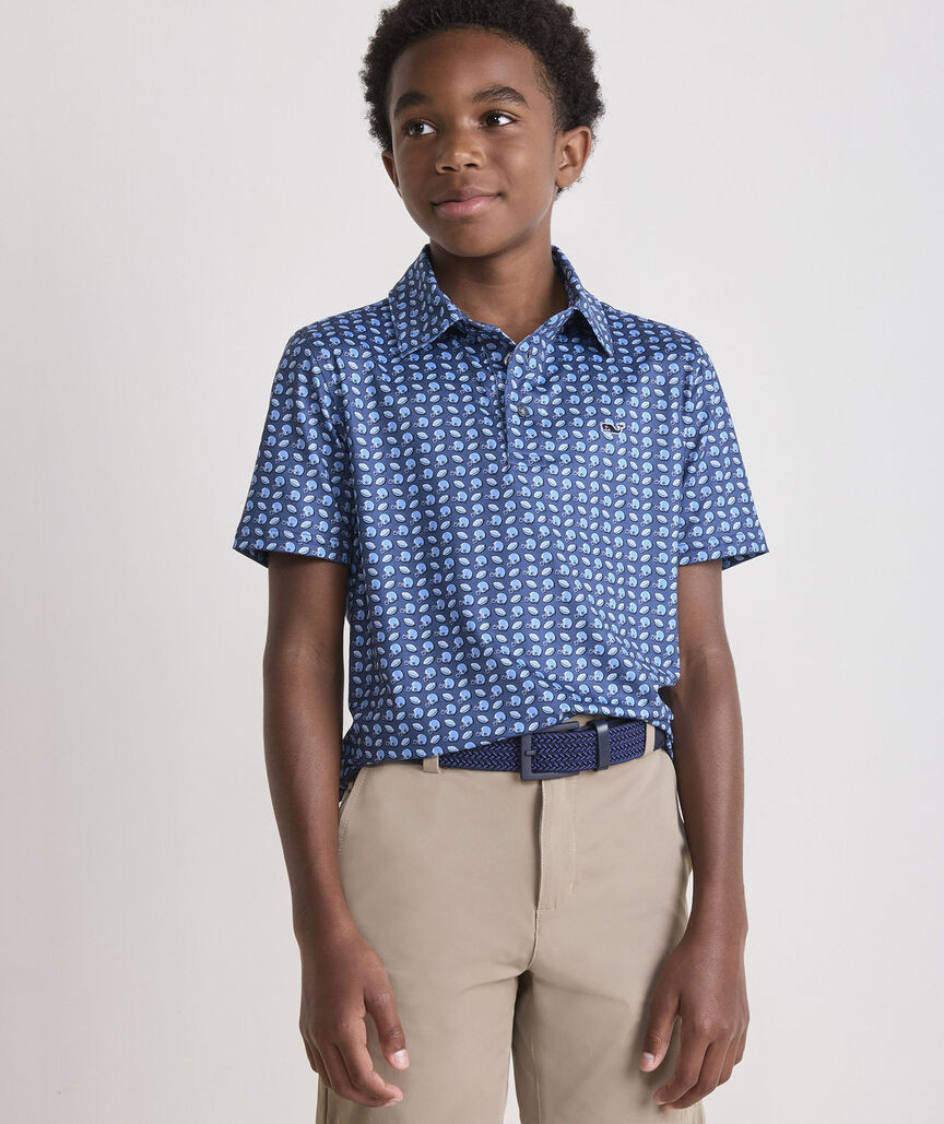 Boys' Printed Sankaty Performance Polo | vineyard vines