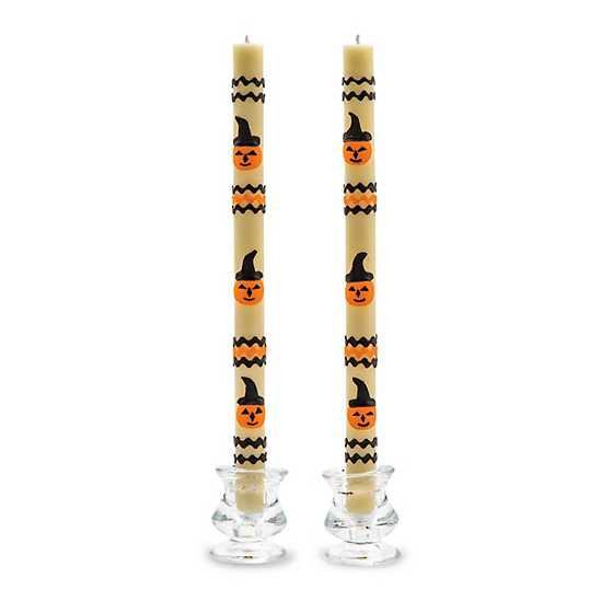 Jack O' Lantern Dinner Candles, Set of 2 | MacKenzie-Childs