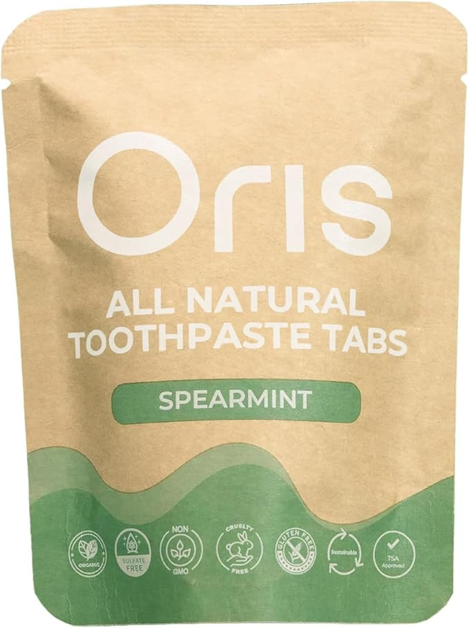 Oris Natural Toothpaste Tablets - Hydroxyapatite Toothpaste Tablets for Enamel Remineralization, ... | Amazon (US)