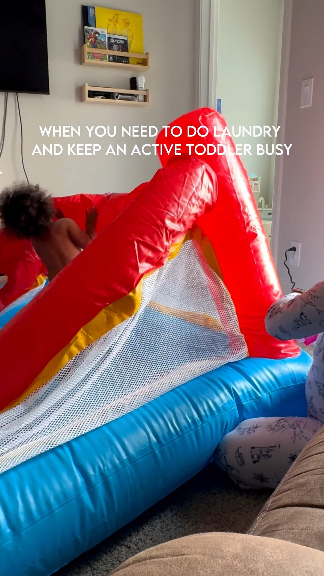 Whatever it takes to keep the toddlers entertained while doing chores 🤣 

#LTKmomlife #LTKKids #LTKBaby