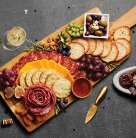 I found the charcuterie board I’ve been eyeing at Sam’s Club for the longest time! 

It’s $14 and is so big! The wood looks so pretty when it’s cleared off 😍 I’m so excited to be able to use it through the summer!

#LTKSeasonal #LTKHome #LTKFindsUnder50