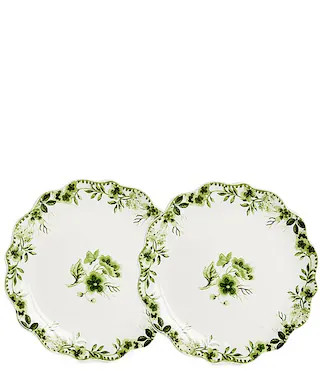 Chloe Collection Scalloped Accent Salad Plates, Set of 2 | Dillard's