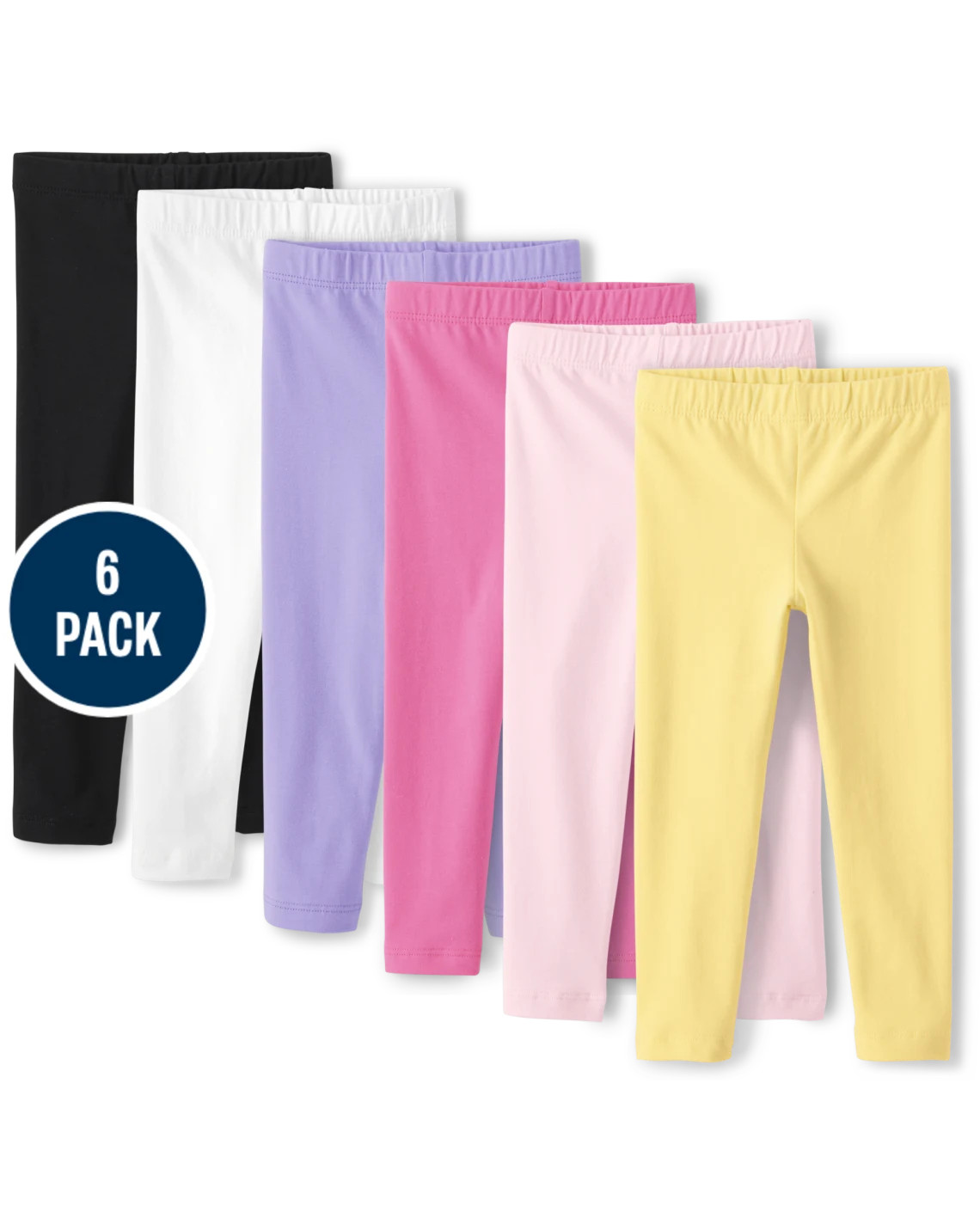 Toddler Girls Leggings 6-Pack - pink | The Children's Place