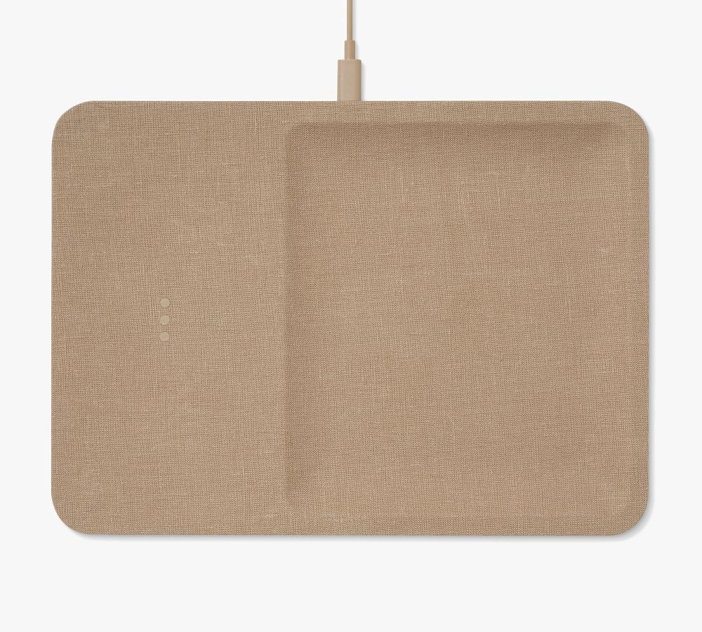 Courant Catch:3 Essentials Wireless Charging Tray, Camel | Pottery Barn (US)