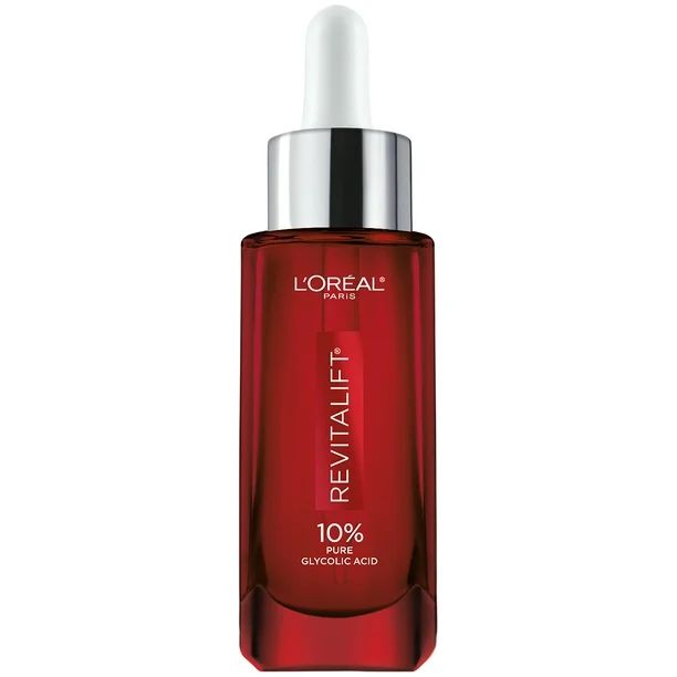 L'Oreal Paris Revitalift Derm Intensives 10% Pure Glycolic Acid Face Serum, 1 oz | Walmart (US)