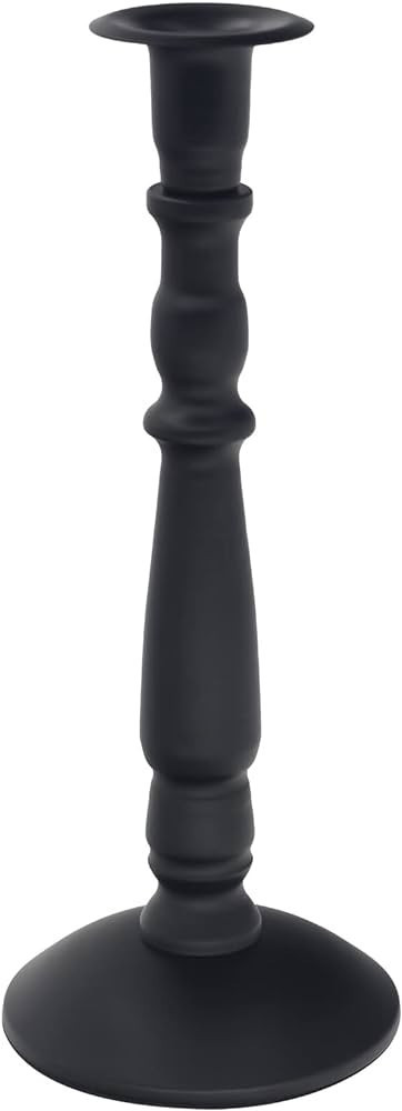 Thindolex Matte Black Skinny Taper Candle Holder - Iron Slim Candle Stand for 7/8" Candles, Elega... | Amazon (US)