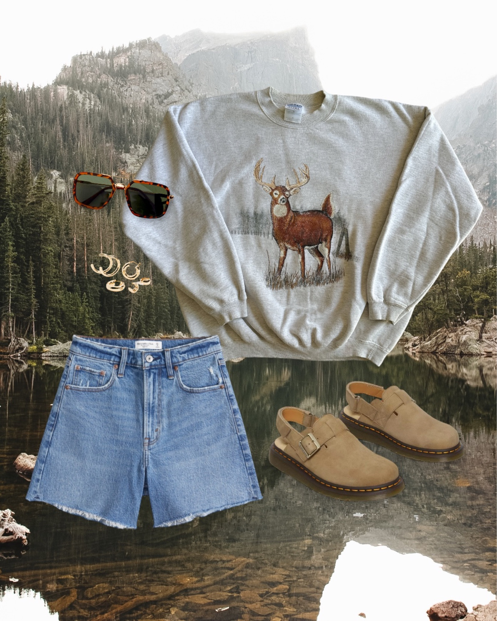 summer mountain girl fit