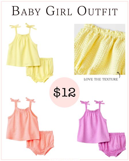 $12 baby girl outfit #TargetFind 

#LTKFindsUnder50 #LTKBaby #LTKSeasonal