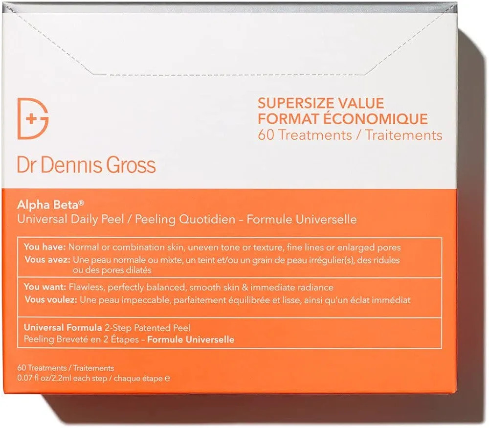 Dr. Dennis Gross Alpha Beta Universal Daily Peel 60 Treatments | Amazon (US)