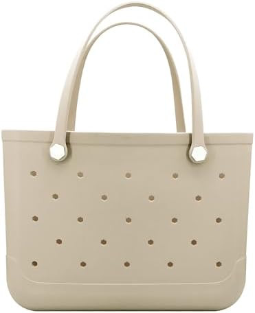Rubber Beach Bag, Waterproof Travel Tote bag for Women Outdoor Summer Beach Tote Washable Bag Ope... | Amazon (CA)