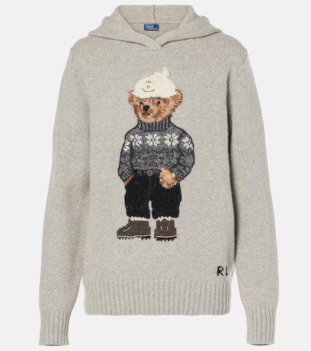 Polo Bear wool and cashmere hoodie | Mytheresa (US/CA)