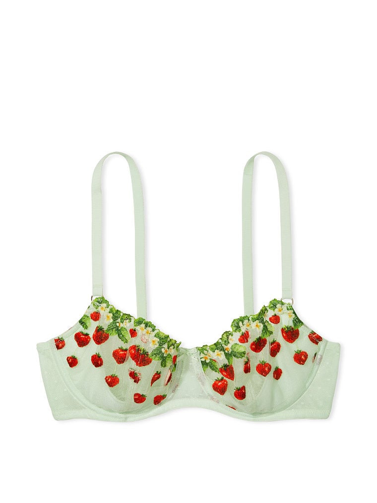Wicked Unlined Strawberry Embroidery Balconette Bra - Bras - Victoria's Secret | Victoria's Secret (US / CA )