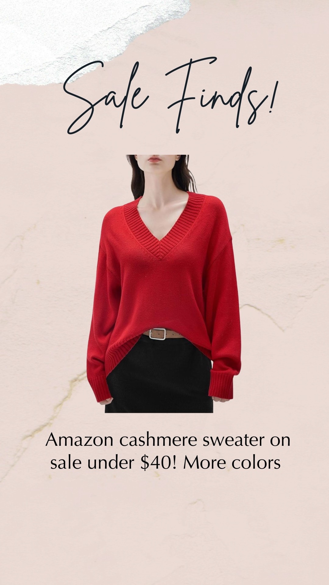 Amazon cashmere sweater 

#LTKSaleAlert #LTKFindsUnder50 #LTKSeasonal