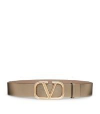 Valentino Garavani Metallic VLOGO Belt | Harrods