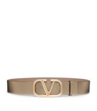 Valentino Garavani Metallic VLOGO Belt | Harrods