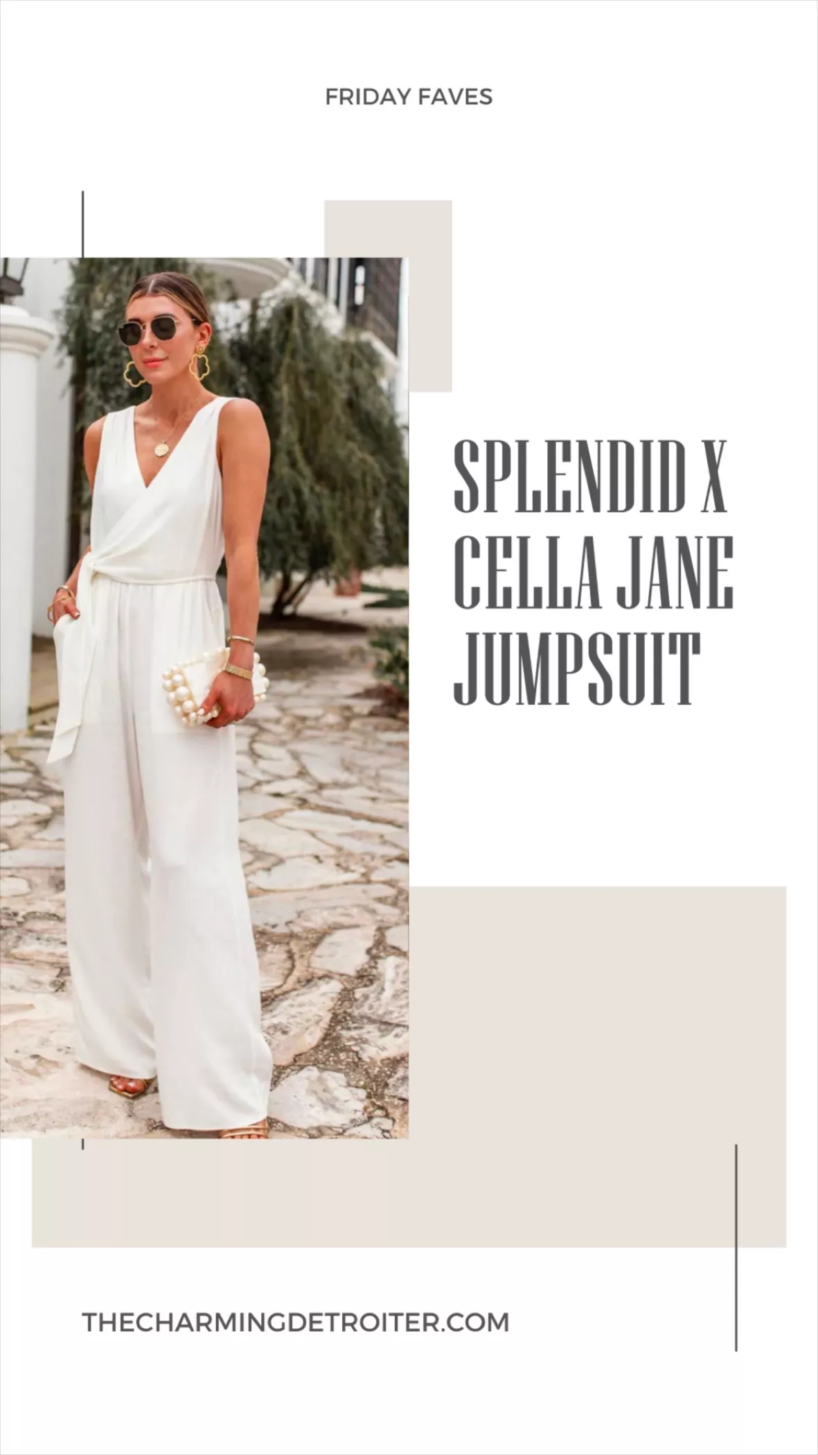 Splendid x Cella Jane Supersoft Surplice Jumpsuit