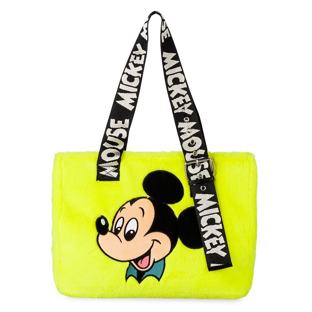 Mickey Mouse Fuzzy Tote Bag | Disney Store