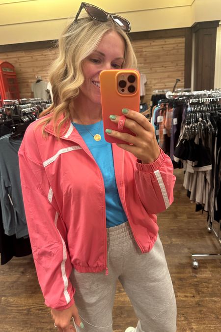 This new color is identical to flamingo pink!!! So excited about this jacket! I’m in a size small but would prefer an XS for a more fitted look! #hocspring 

#LTKActive #LTKStyleTip #LTKSaleAlert