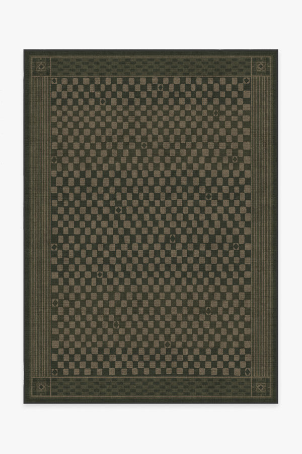 Castello Olive Green Rug | Ruggable
