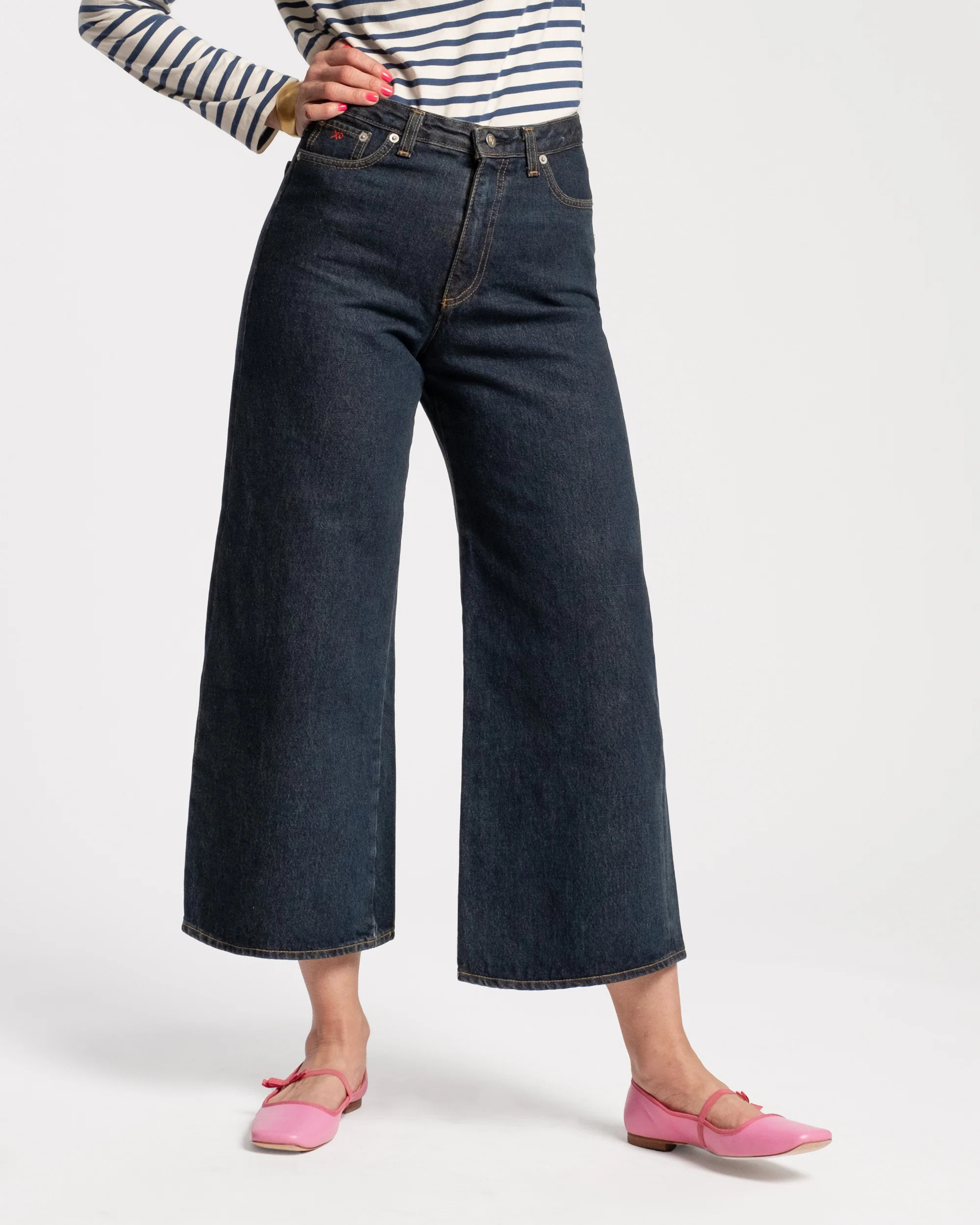 Judy Wide Leg Jean | Frances Valentine