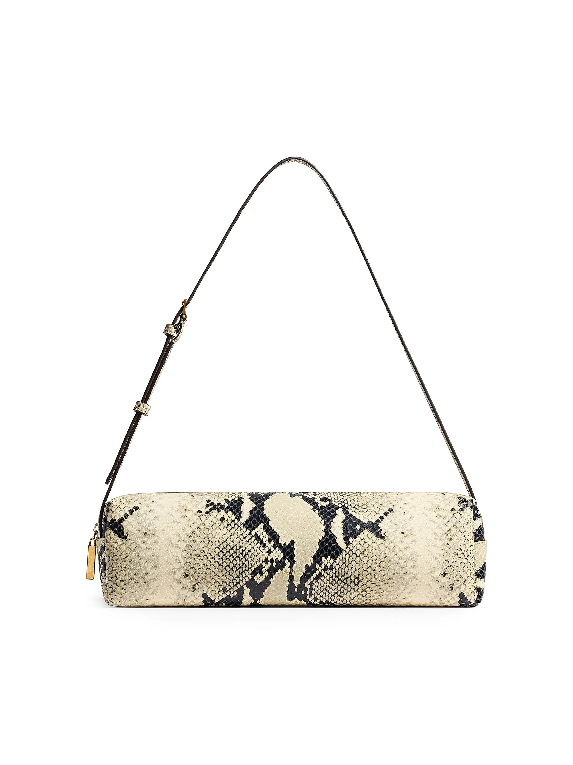 Kye Snake-Embossed Leather Shoulder Bag | Saks Fifth Avenue