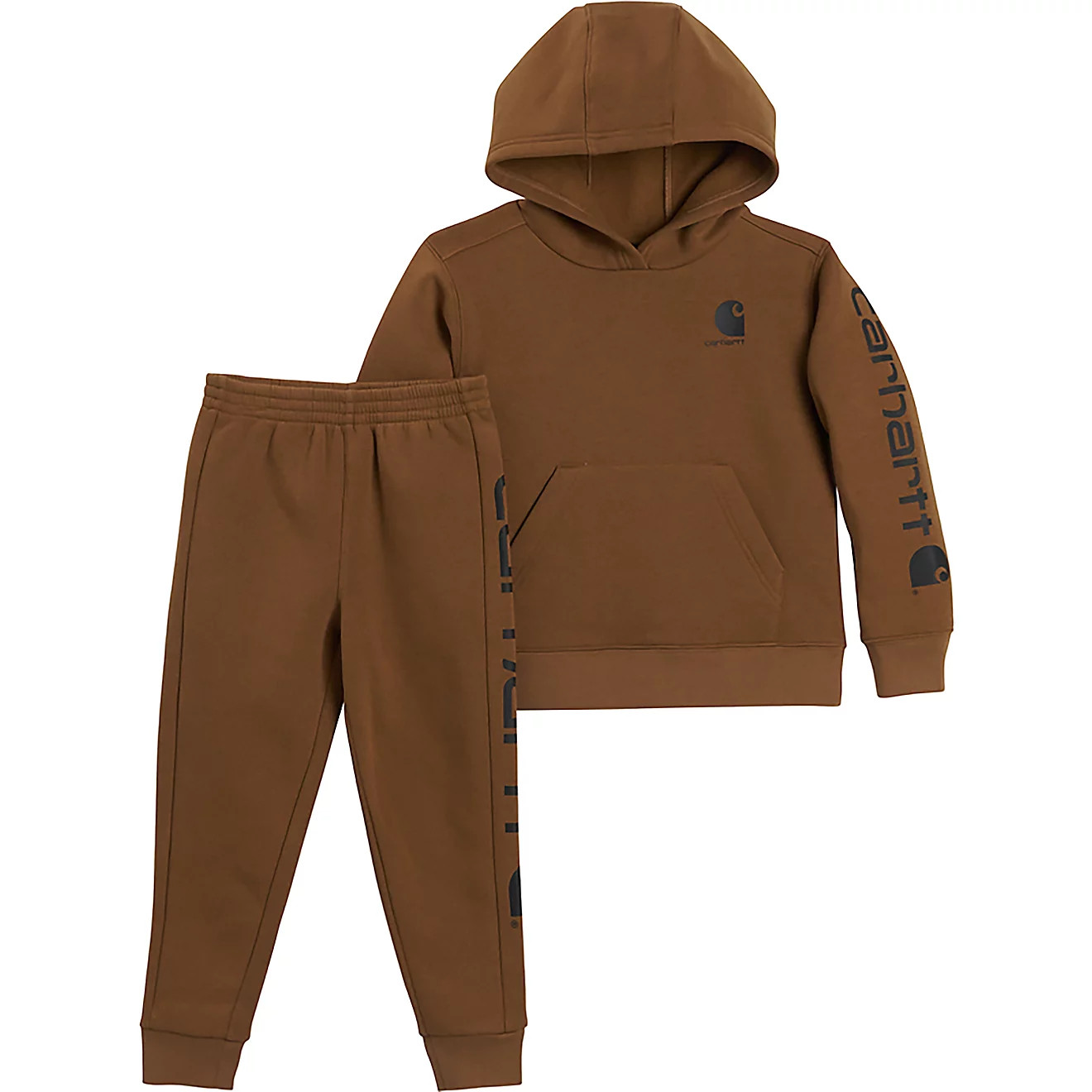 Carhartt Toddler Boys' 2-Piece Long Sleeve Sweatshirt and Fleece Pants Set | Academy Sports + Outdoors