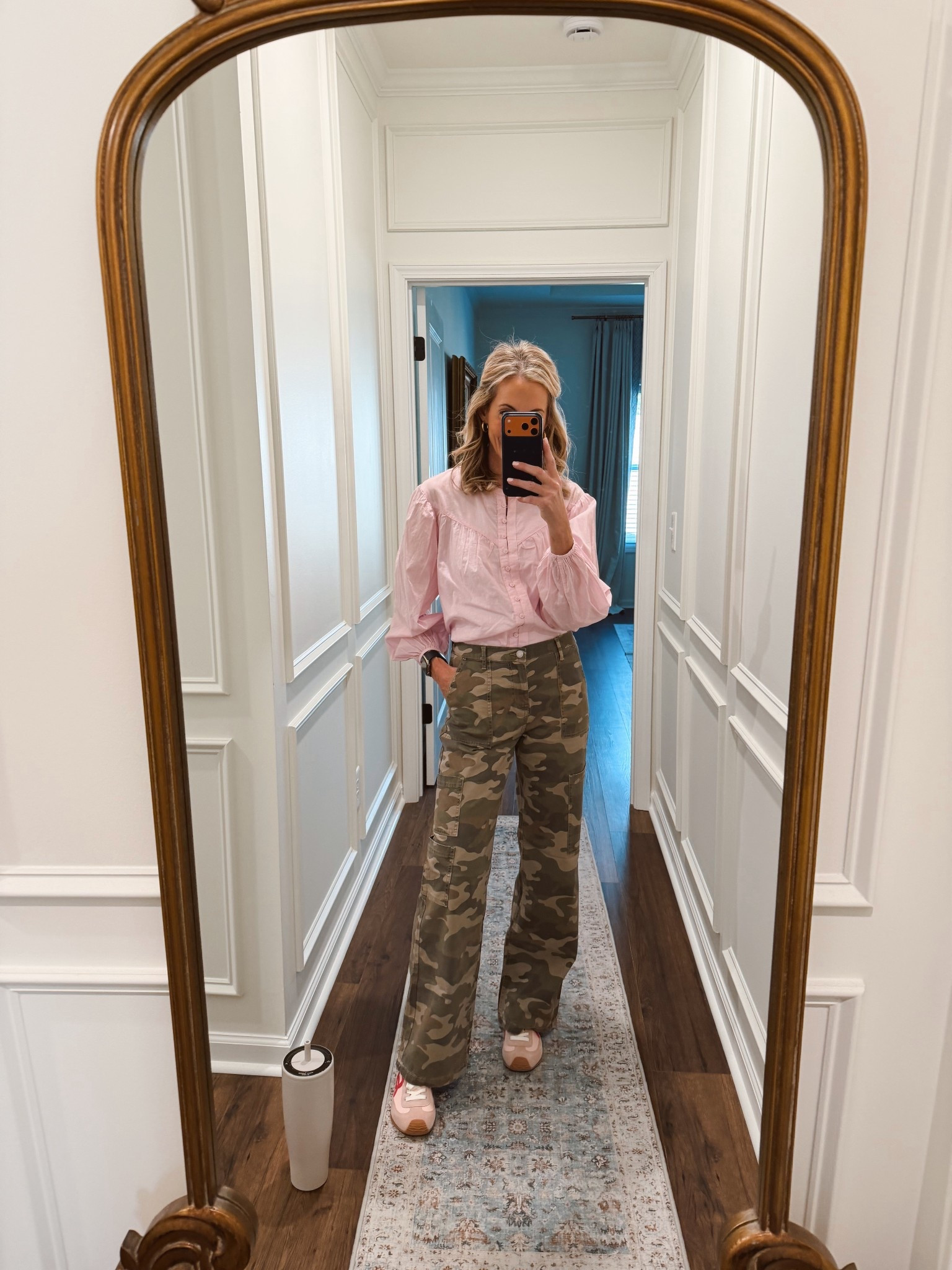 Walmart outfit of the day no boundaries camo pants $17 styled with this Walmart scoop of flowy cotton top $24. Wearing a size extra small in both Amazon sneakers.

#LTKootd #LTKdayinmylife #LTKgrwm