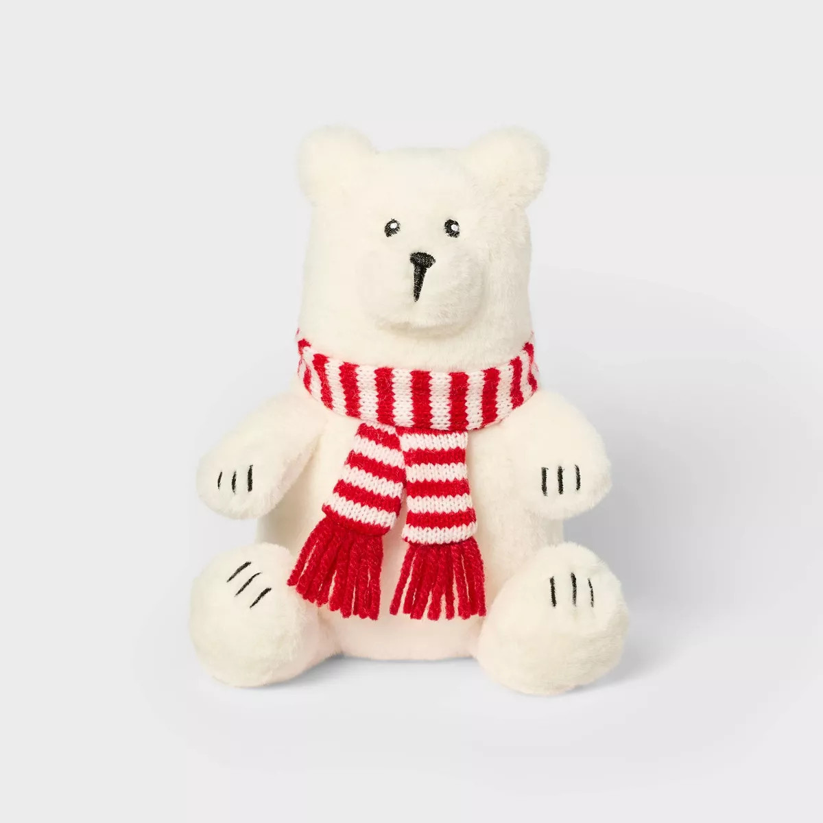 7" Polar Bear with Scarf Stuffed Animal - Gigglescape™ | Target