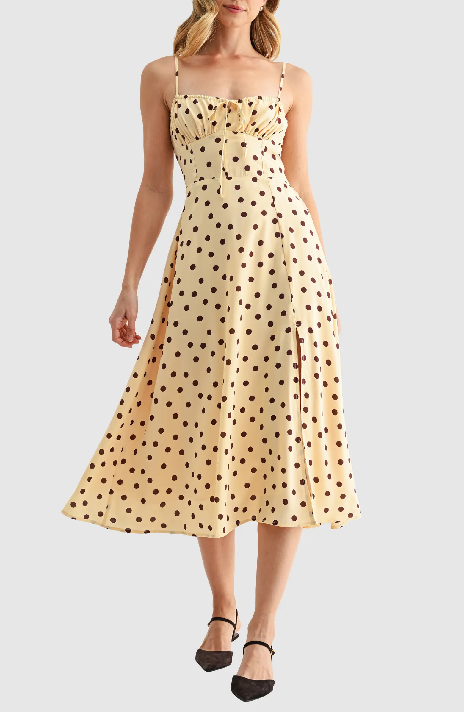 Corset Midi Dress | Nordstrom
