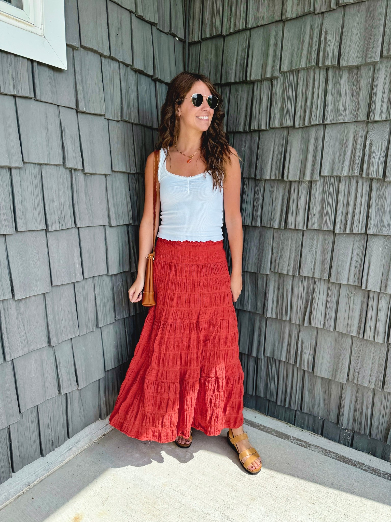 Xs in the tank and in the skirt!

My shoes fit true to size and are so comfy. My necklace is from Sela designs (can’t link on Ltk)

#LTKSeasonal #LTKSummerEdit #LTKPetite