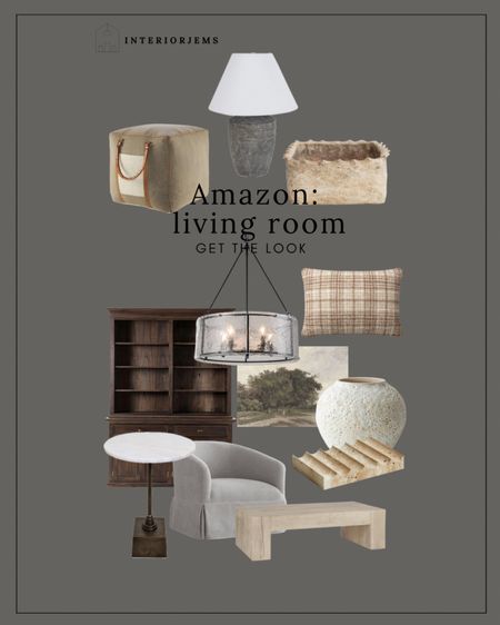 Amazon living room get the look, large bookcase, side table, marble and table, vase, table, lamp, bedroom, lighting, living room, lighting, ottoman, art

#LTKStyleTip #LTKMidsize #LTKHome