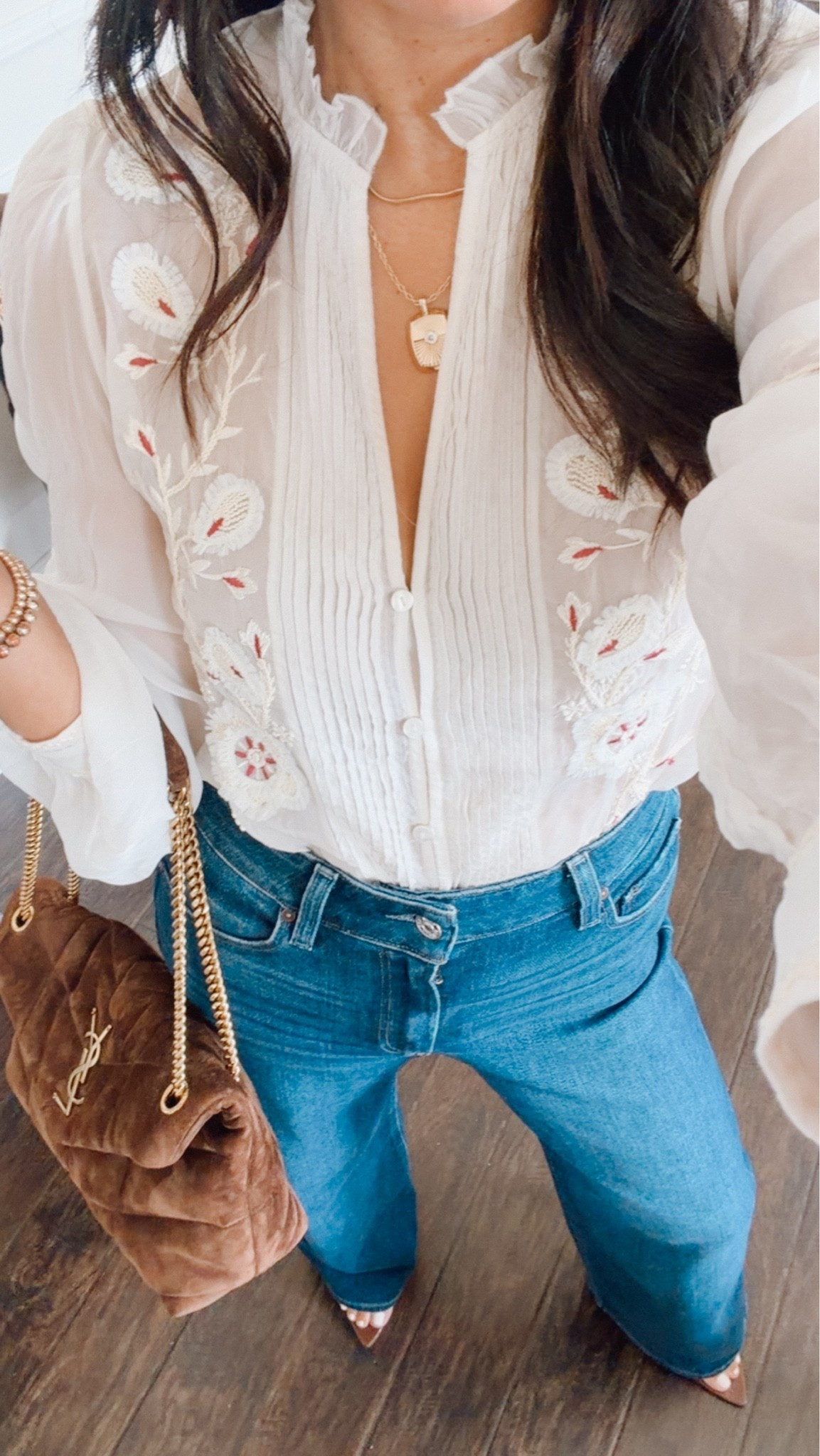 Zara organza blouse- stunning details⭐️ fits tts

#LTKOver40 #LTKSeasonal