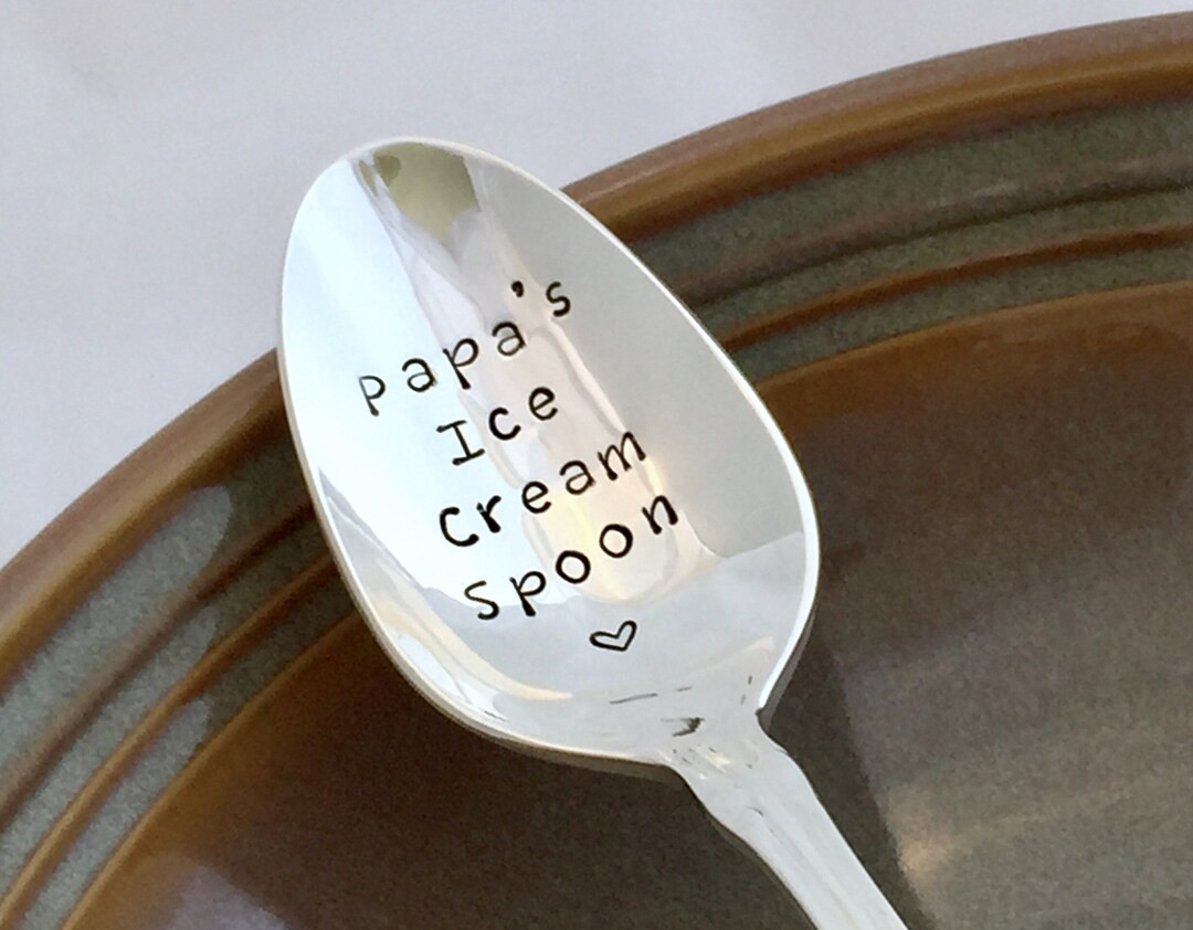 Vintage Hand Stamped Spoon Great Father's Day Gift - Etsy | Etsy (US)