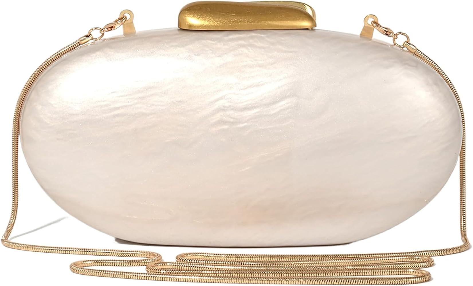 pearl clutch purses for women,shell acrylic handbags evening bag purse small Shoulder crossbody b... | Amazon (US)