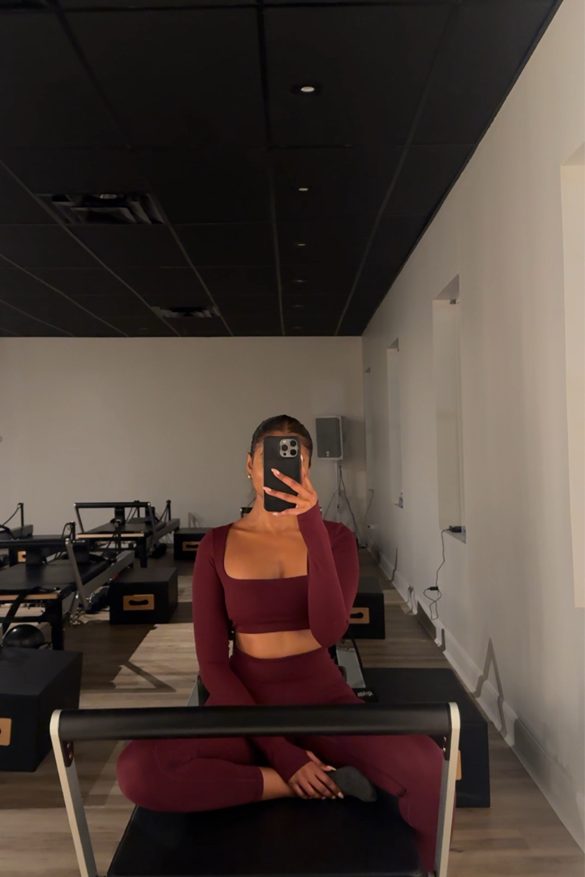 burgundy workout set 

#LTKfitness #LTKcanada #LTKstyletip