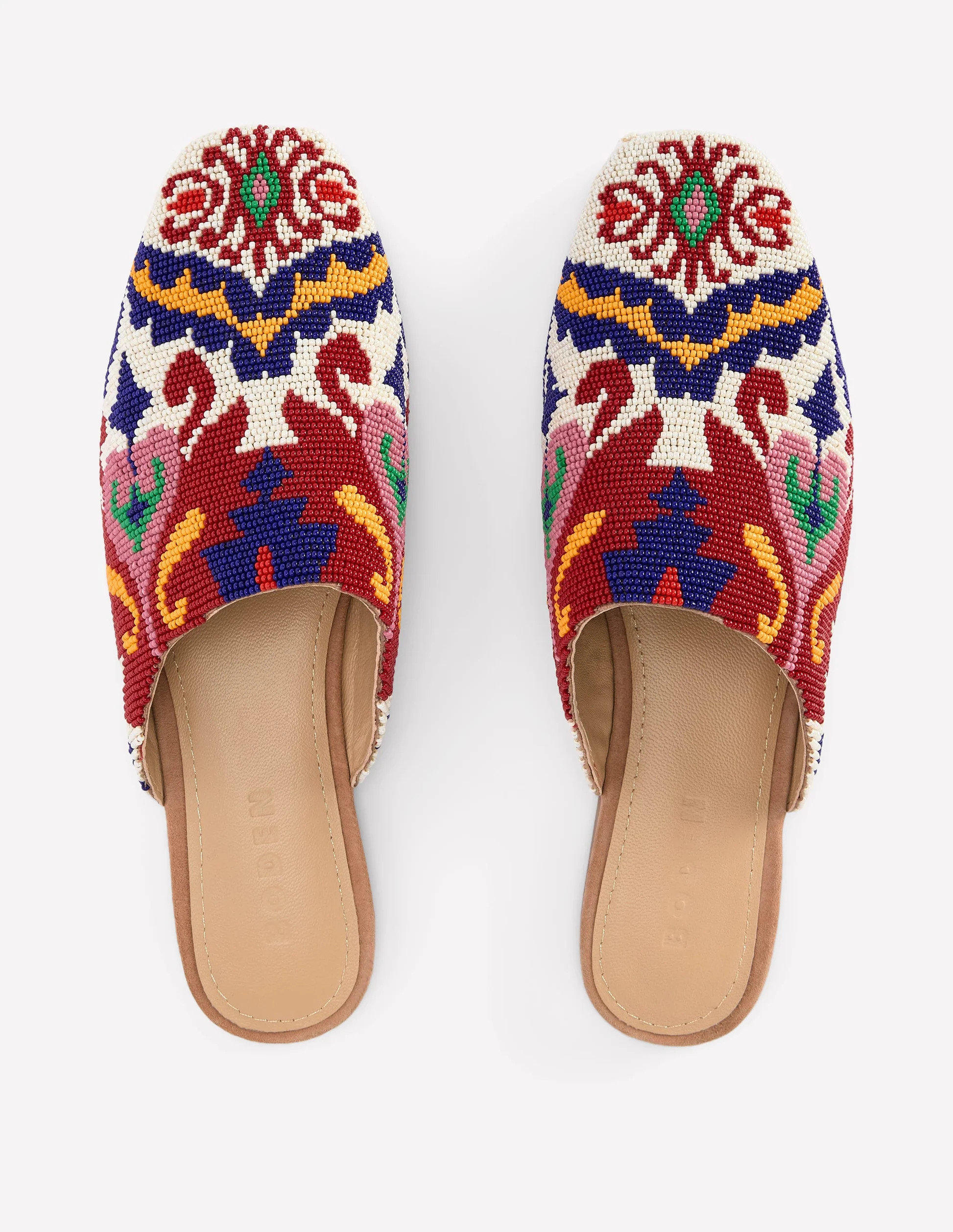 Mule Slipper Loafer-Multi Bead | Boden UK